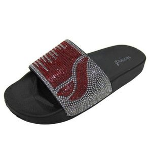 Noblag Glitter Sandals Women Slip Fuscha
